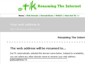 Konfirmasi nama domain dot kita
