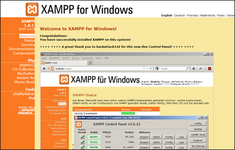 Xampp phpmyadmin password
